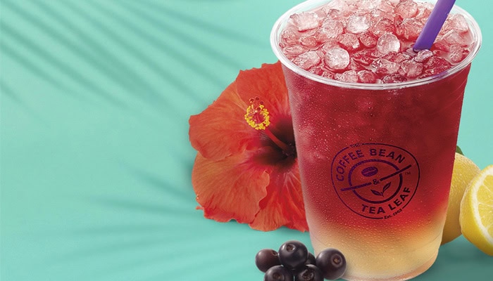 The Coffee Bean and Tea Leaf Menu Hibiscus Berry Sunrise