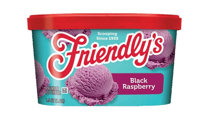 Friendly’s Black Raspberry Ice Cream